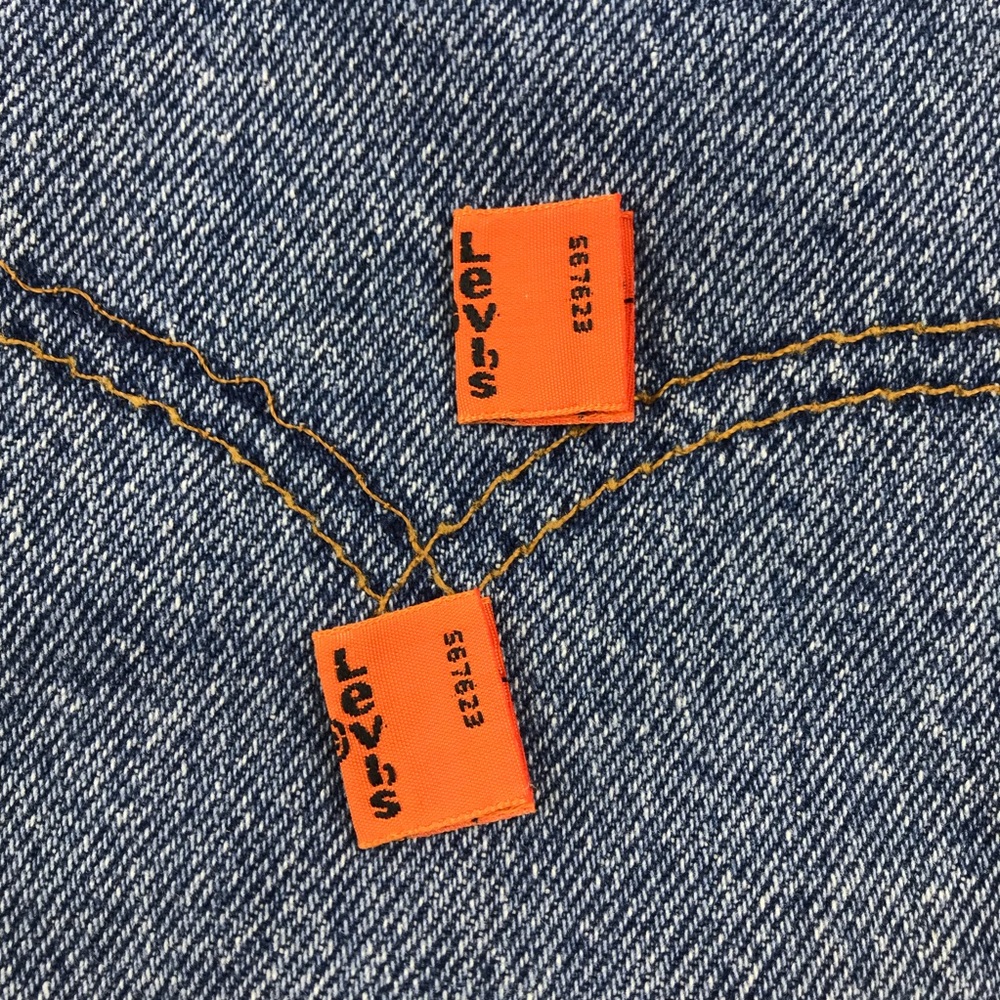 Levi’s Orange Tab Labels for replacements tabs